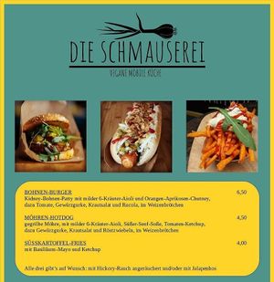Our new menu at Die Schmauserei in Reichshof