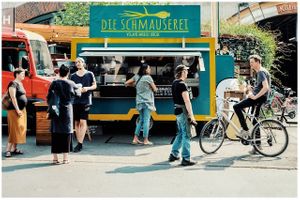 Direkt am Bahnhof Köln-Ehrenfeld at Die Schmauserei in Reichshof