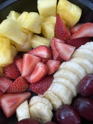 Brunch fruit bowl at Nirvana Tea House & Cafe in Millis