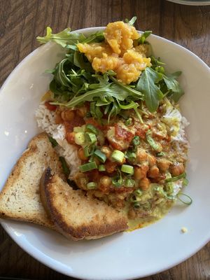 Kamala masala at Nirvana Tea House & Cafe in Millis