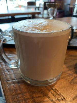 Chai latte at Nirvana Tea House & Cafe in Millis