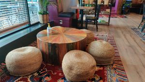 . at Nirvana Tea House & Cafe in Millis