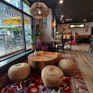 . at Nirvana Tea House & Cafe in Millis