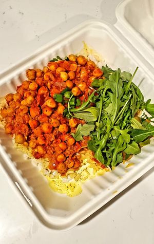 Kamala masala #Veganuary at Nirvana Tea House & Cafe in Millis