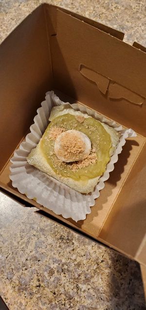 Keylime pie cheesecake at Nirvana Tea House & Cafe in Millis