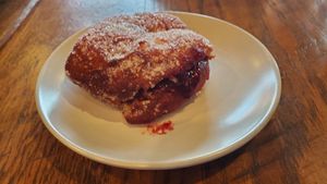 Jelly donut at Nirvana Tea House & Cafe in Millis