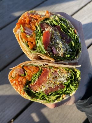 Kathmandu wrap   at Nirvana Tea House & Cafe in Millis