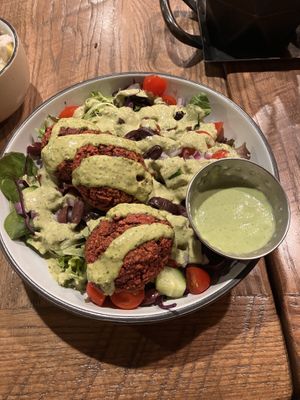 Falafel  at Nirvana Tea House & Cafe in Millis