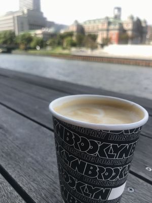 Oat latte  at Brooklyn Roasting Company - Namba in Osaka