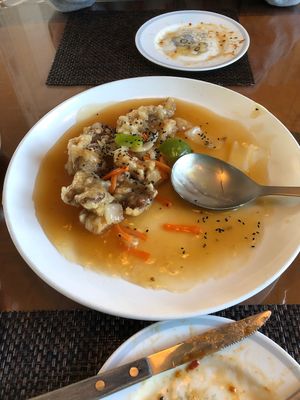 Mushroom tangsu at Jeong Hye-Young Cook 정혜영 쿡 in Gangneung