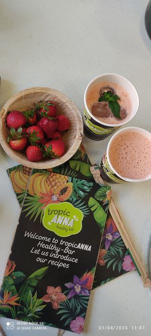 Wake up Juice at Tropicanna in Samos