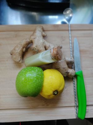 Healthy shots at Tropicanna in Samos