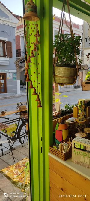 The tropical spots at Tropicanna in Samos