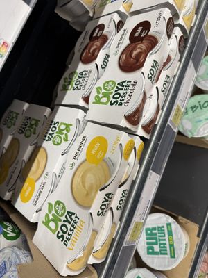 Crème dessert au soja  at Bio-Planet in Mont-saint-guibert