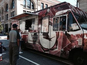 the food truck in Jersey City at The Cinnamon Snail in Red Bank