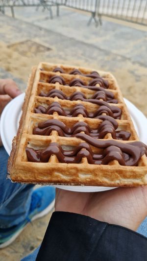 Lots of chocolate and big portions at Vegetal Yogurt in Capbreton