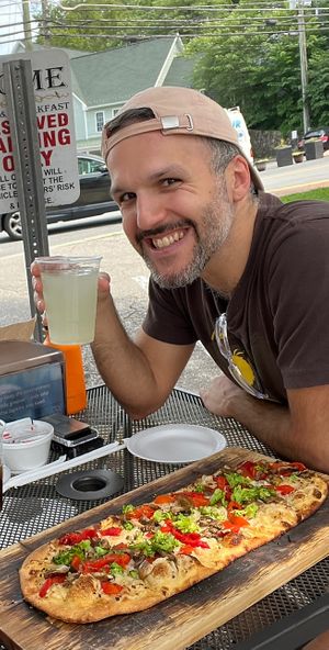 A summer day treat with lemonade.  at Third Base Pizza and Frozen Custard Parlor in Occoquan