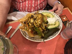 Vegetarian salad   at Vaqueros Mexican in Steamboat Springs