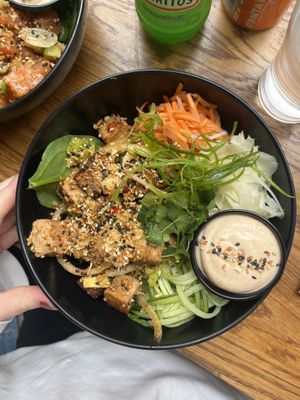 Spicy tofu bowl  at Bōru Bowl Bar in Malmo