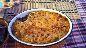 Beşamel mucho at Pisekar Vegan Food in Antalya