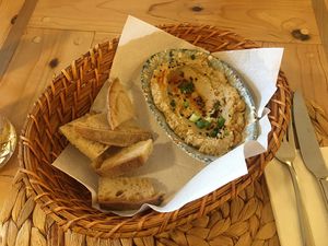 Hummus  at Pisekar Vegan Food in Antalya