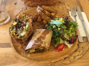 Mushroom Burrito  at Pisekar Vegan Food in Antalya