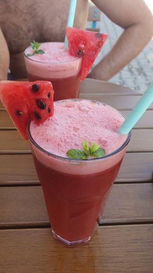 Watermelon juices 🍉 at Pisekar Vegan Food in Antalya