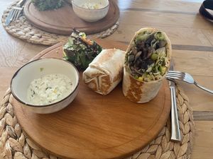 amazing burrito   at Pisekar Vegan Food in Antalya