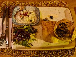 Burrito with Mushrooms at Pisekar Vegan Food in Antalya