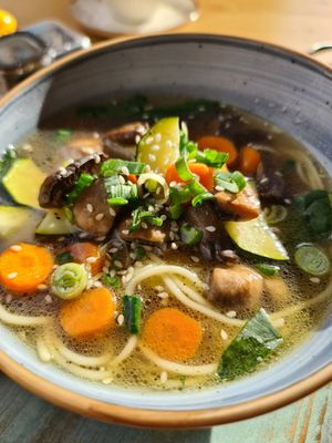 Soup at Pisekar Vegan Food in Antalya