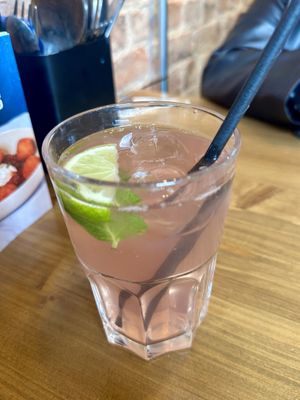 Raspberry twist lemonade  at WASBAR in Leuven