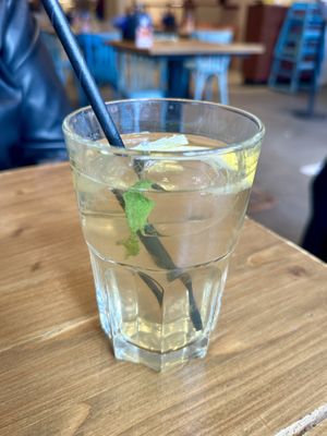 Citrus elderflower lemonade   at WASBAR in Leuven