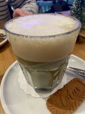 Matcha latte  at WASBAR - Melkmarkt in Antwerpen