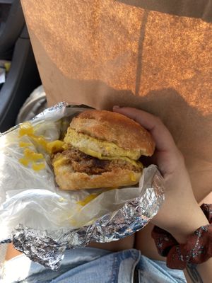 Breakfast sandwich! at Viridis Cafe in Pittsburgh