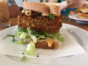 Tofu Sandwich at Viridis Cafe in Pittsburgh