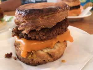 Breakfast Sandwich at Viridis Cafe in Pittsburgh