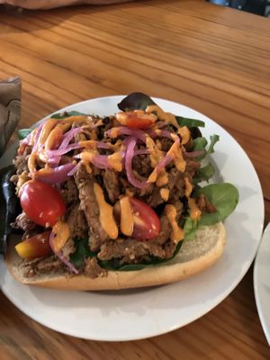 Steak Sandwich at Viridis Cafe in Pittsburgh