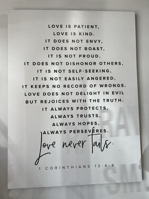 Cool signage, one of my favorite verses  at Antiox in Hagerstown