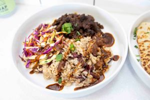 Jamaica Jerk CHik'n Bowl at Antiox in Hagerstown