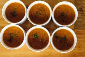 Ethiopian Red Lentil Soup. at Antiox in Hagerstown