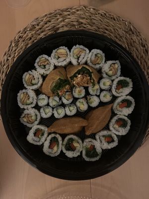 Vegan dream box  at Sushi Time in Utrecht