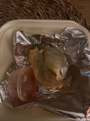 Vegan gyoza 🥟   at Sushi Time in Utrecht