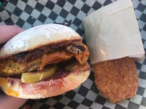 Bea bkfast sammie at Ditto in Portland