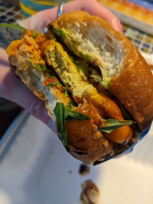 early burger was really good at Ditto in Portland