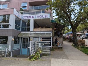 Outside at The Cider House in Vancouver