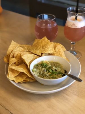 Spinach and artichoke dip  at The Cider House in Vancouver