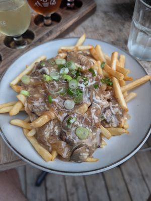 Poutine at The Cider House in Vancouver