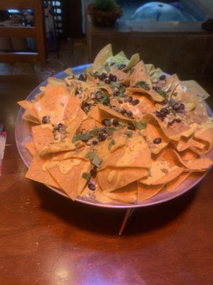 Vegan ultimate nachos  at La Mexicana Taco Bar in Wilton Manors