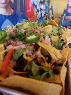 Ultimate Vegan NACHOS

 at La Mexicana Taco Bar in Wilton Manors