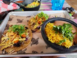 Sweet Potato Tacos at La Mexicana Taco Bar in Wilton Manors